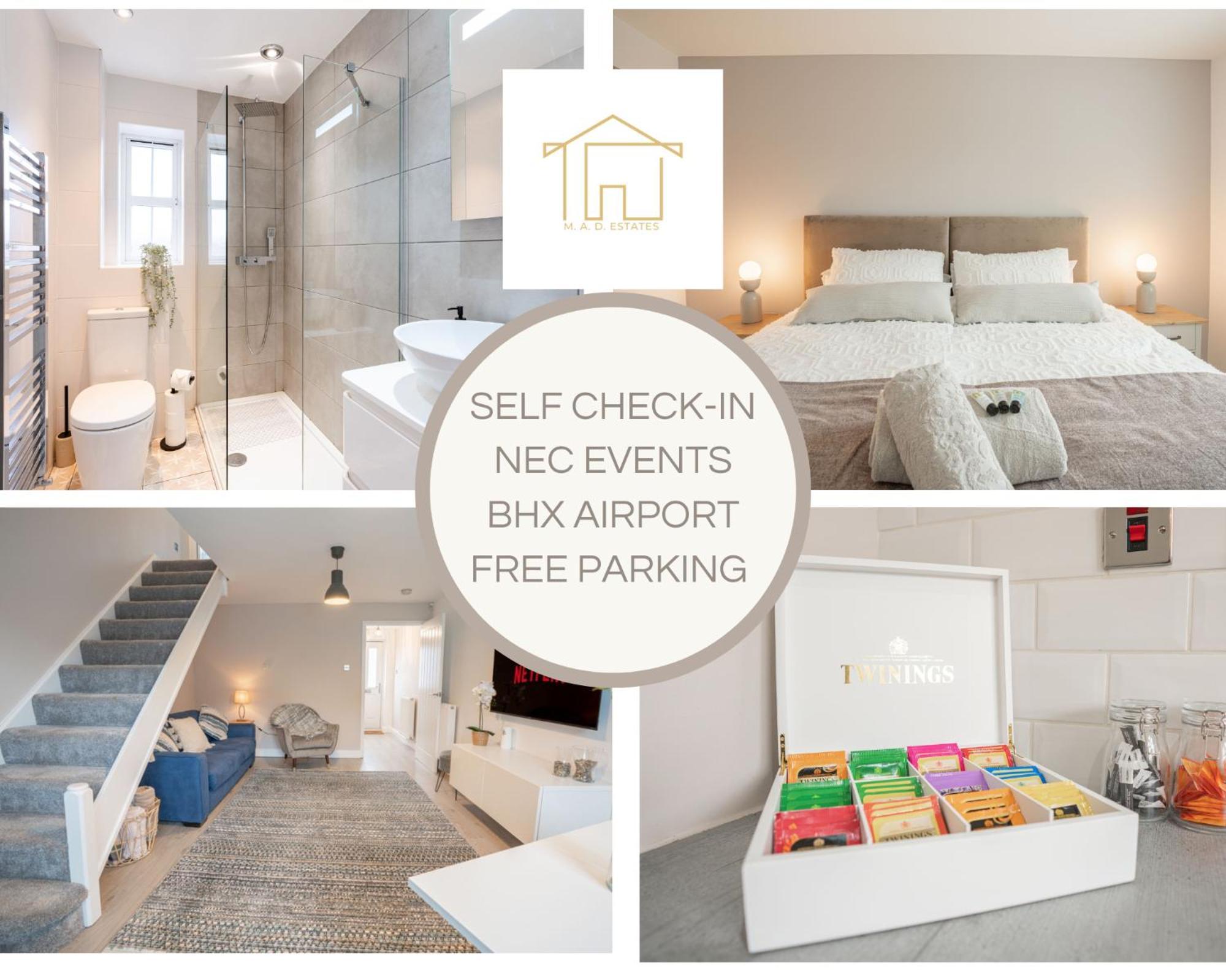 Stunning Abode 5 Min From Nec & Bhx, Pets Allowed Marston Green Esterno foto